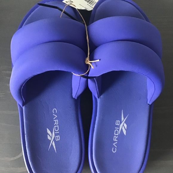 REEBOK Women's Cardi B Classic Slide Sandals - Picture 3 of 12